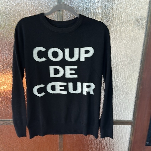 ZADIG & VOLTAIRE
Gaby Graphic Wool & Cashmere Sweatshirt size Medium - Picture 4 of 9